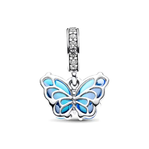 Pandora 925 Sterling Silver Pendants Women's Blue-0