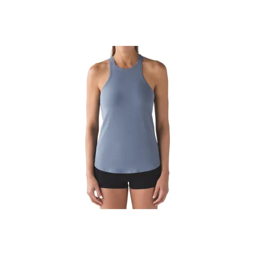 Lululemon Sleeveless Sports Shirts Women's Blue Gray