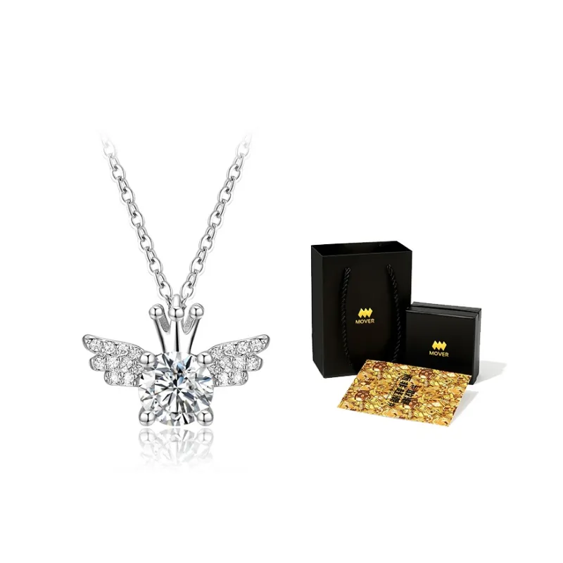MOVER Necklaces Women's Little Angel Crown Necklace-0