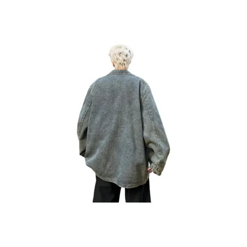 SOCKKEY Denim Jacket Unisex Blue