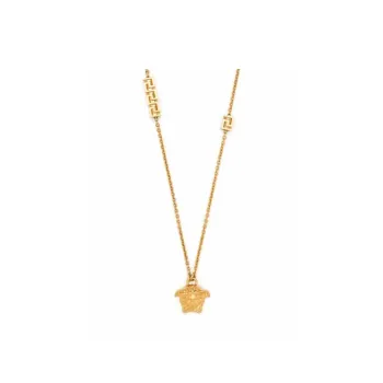 VERSACE Medusa Head Chained Necklace