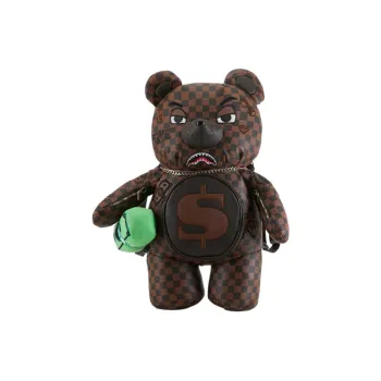 SPRAYGROUND PU Backpack Large Size Women's Brown