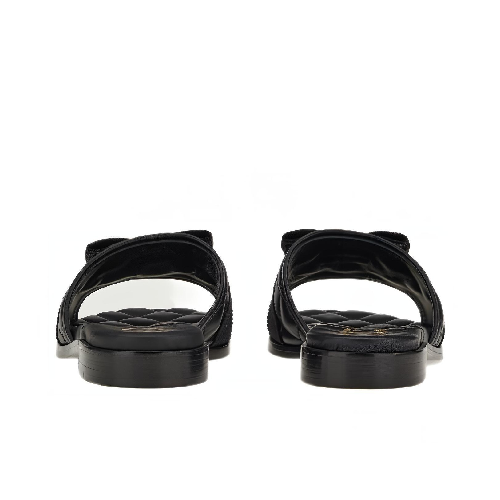 FERRAGAMO Vara Bow Quilted Slides - POIZON