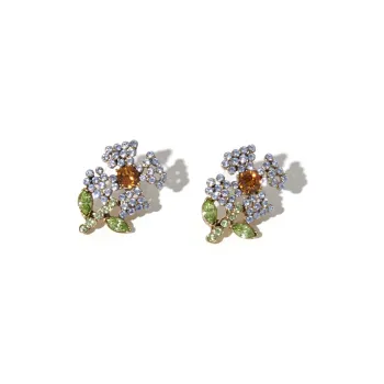 OSCAR DE LA RENTA - Stud Earrings Women's Green