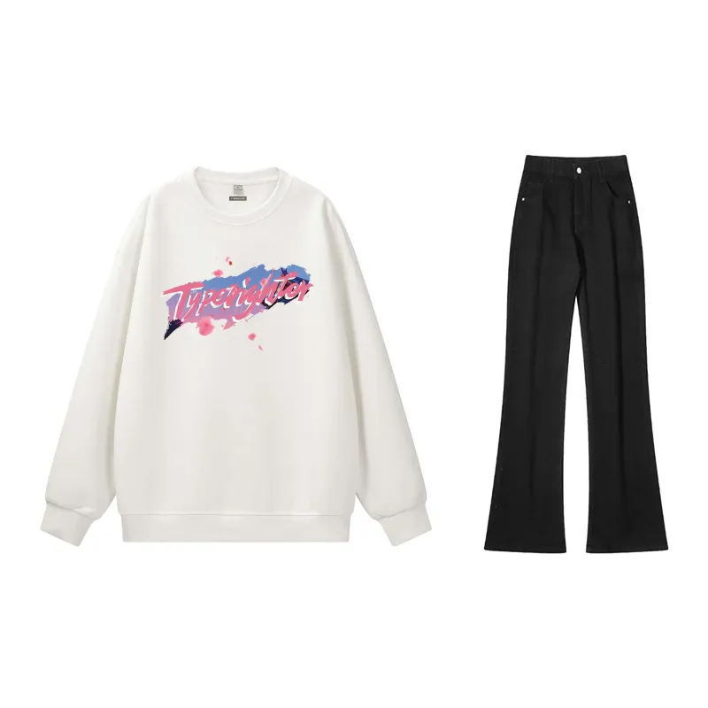 TYPERIGHTER Sweatshirt Set Unisex-16