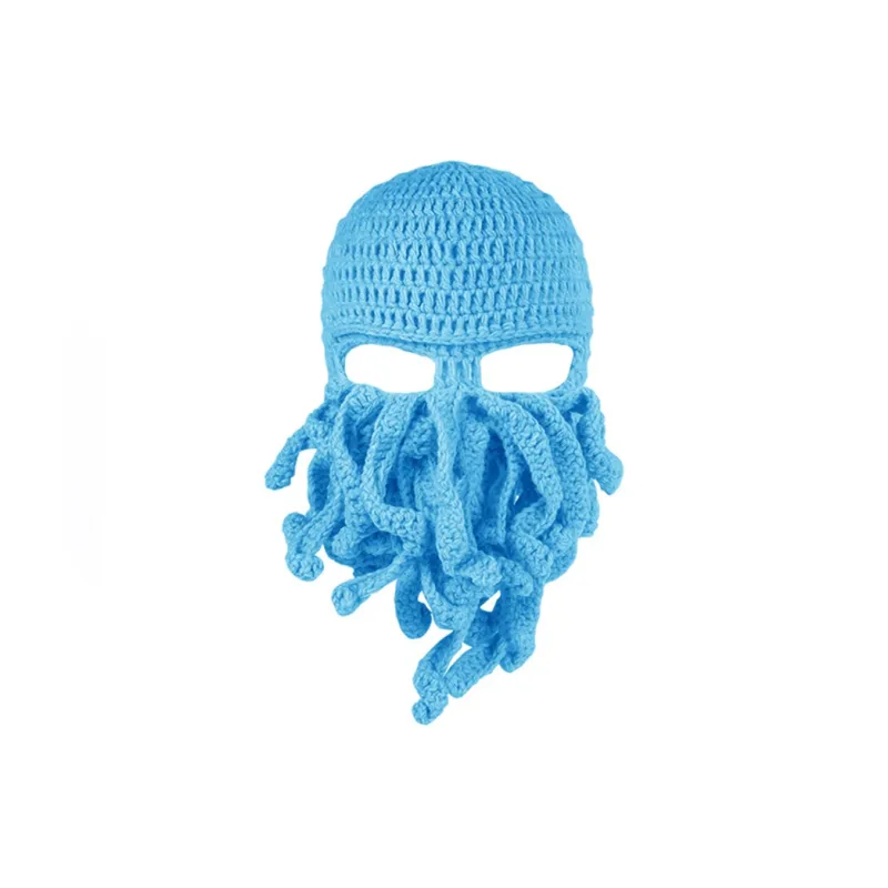 KENMO Acrylic Beanies Unisex Blue-10