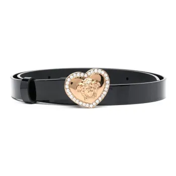 VERSACE Medusa Heart buckle Leather Belt