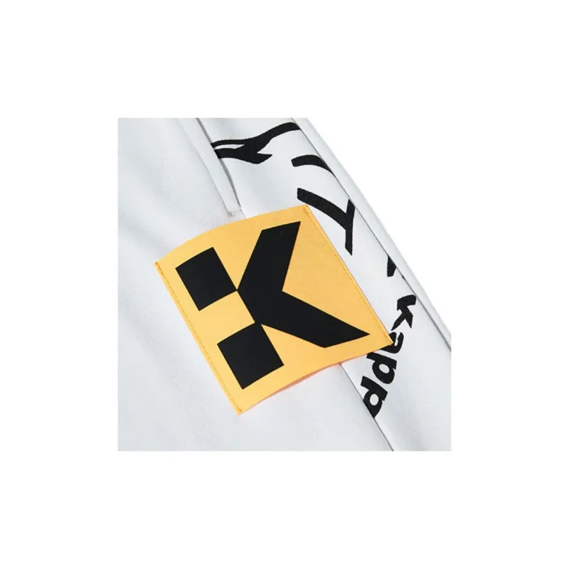 Kappa Knitted Sports Pants Women's Ivory White-4
