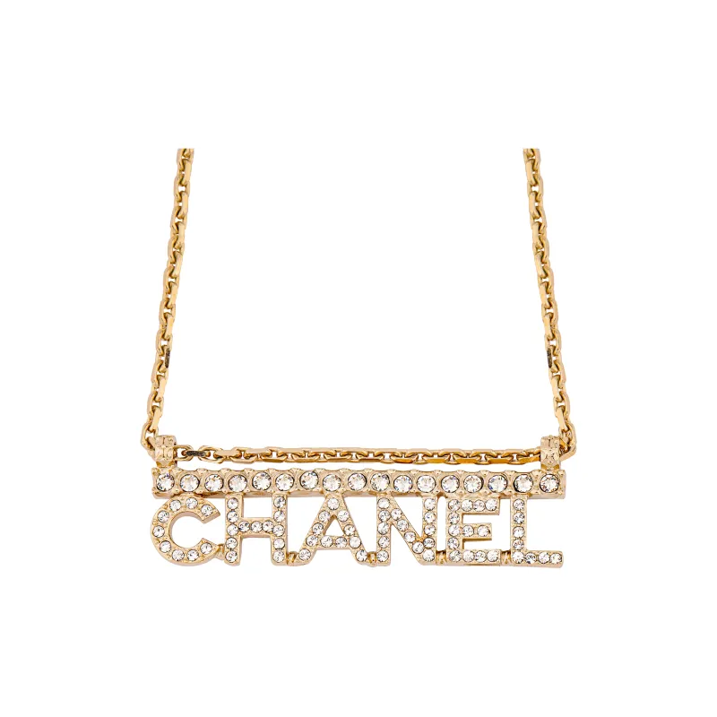 CHANEL Crystal Necklace-0