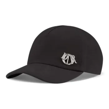 DIOR Cotton Baseball Caps Men's Black