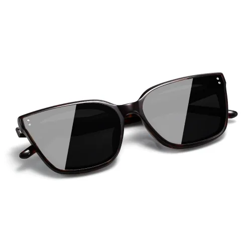 PULAIS Plate Alloy Frame Square Sunglasses Unisex