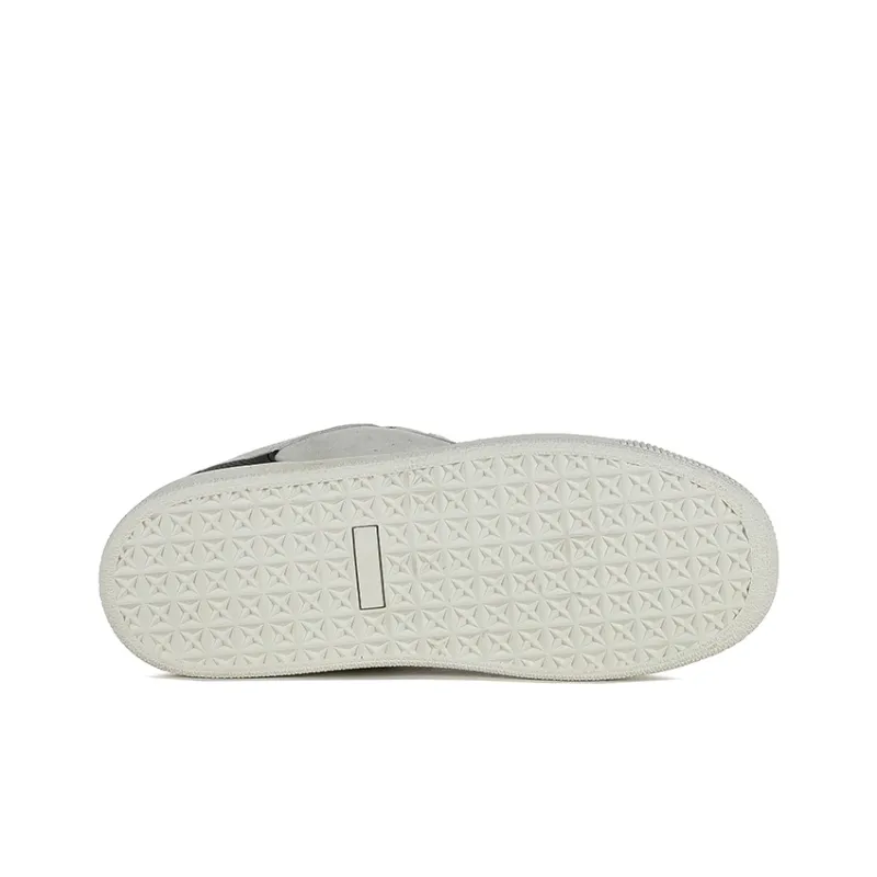 HOMDOON Coverage Anti Slip And Wear Resistant Low Top Skateboard Shoes Unisex Light Gray-5