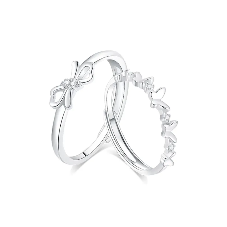 MISS TOOYA S999 Fine Silver Rings Women's-5