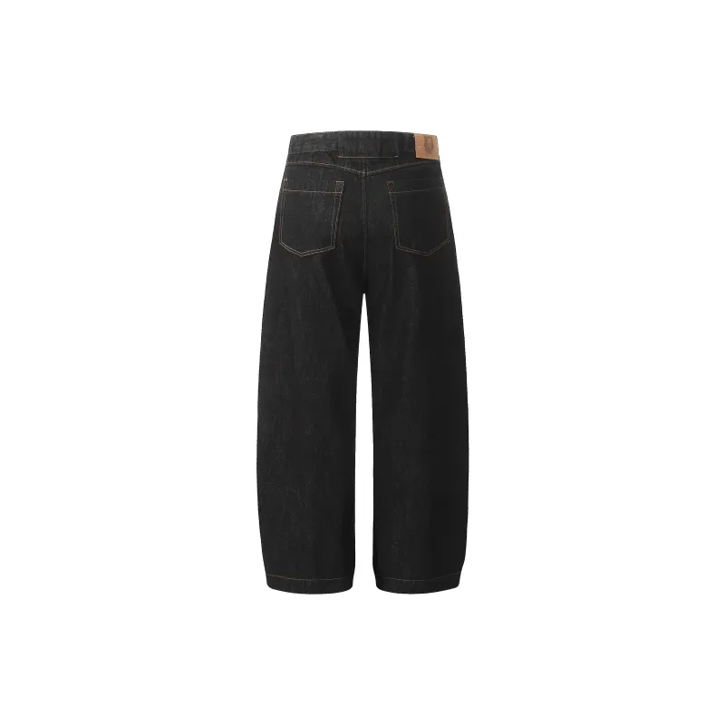 PAINT STAIN Jeans Unisex Black-2