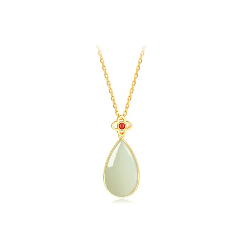 Chongqing Gold Store Chalcedony Necklaces Women's-0