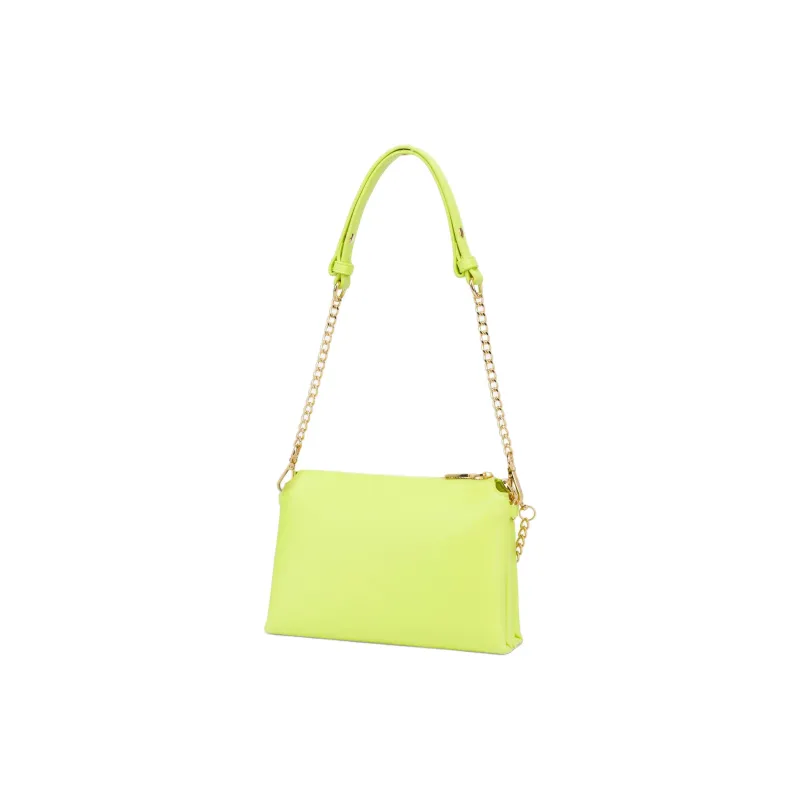 MOSCHINO Polyurethane Handbag Shoulder Bag Mini Women's Acid Green-1