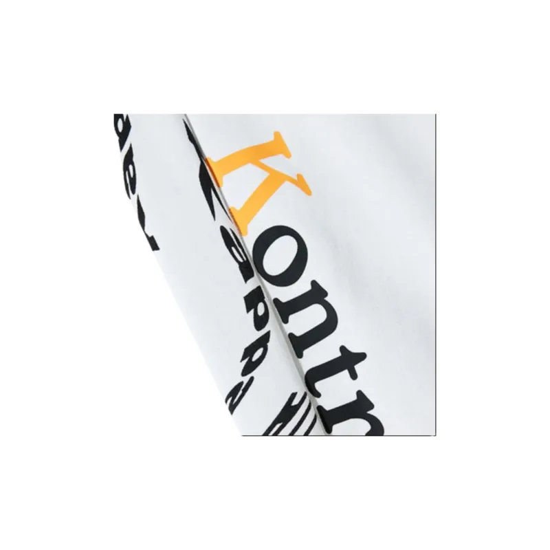 Kappa Knitted Sports Pants Women's Ivory White-3