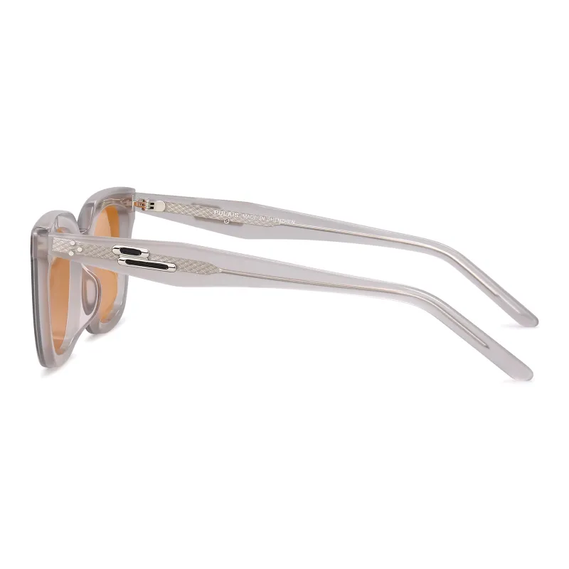 PULAIS Plate Frame Square Sunglasses Unisex-15