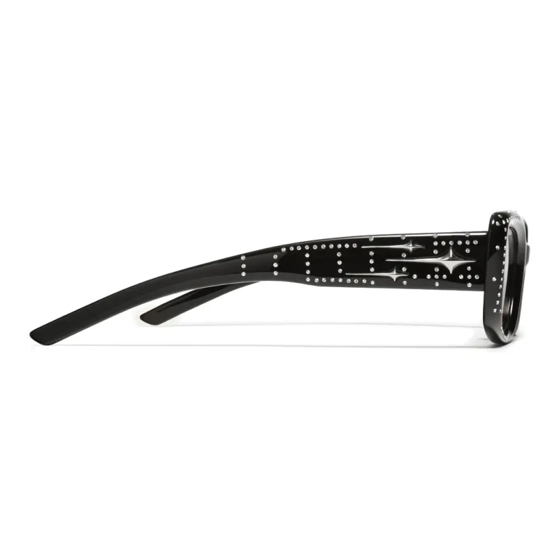 GENTLE MONSTER Gem embellishment Squared Sunglasses-2