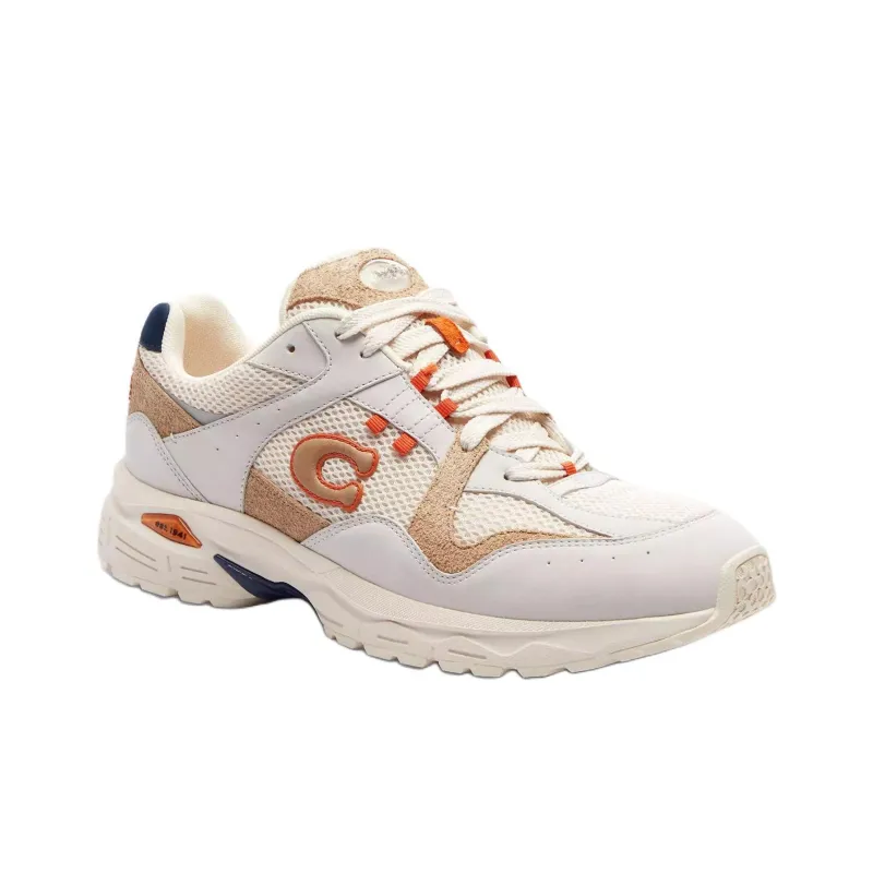 COACH C301 Low Top Casual Shoes Men's Gray-2