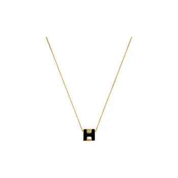 HERMES Cage D'H Necklaces Women's