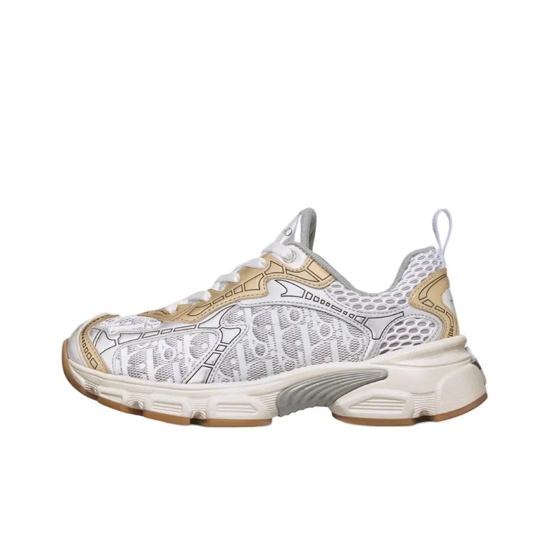 DIOR Vibe Low Top Casual Shoes Women's Silver-0