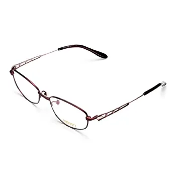 SEIKO Irregular Shape Eyeglass Frames Women's Rose Red