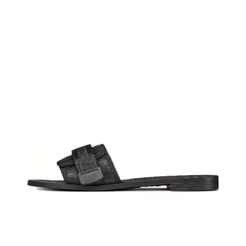 DIOR DIORevolution Slide Slippers Women's Black