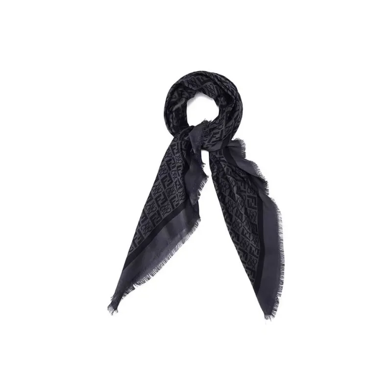 FENDI Silk Scarves Unisex-2