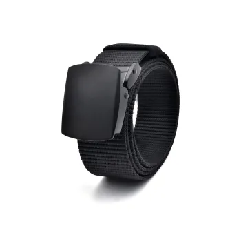DAP Press Buckle Business Woven Belt Unisex Width 3.5CN