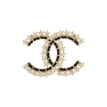 CHANEL Rhinestone Brooches Women's