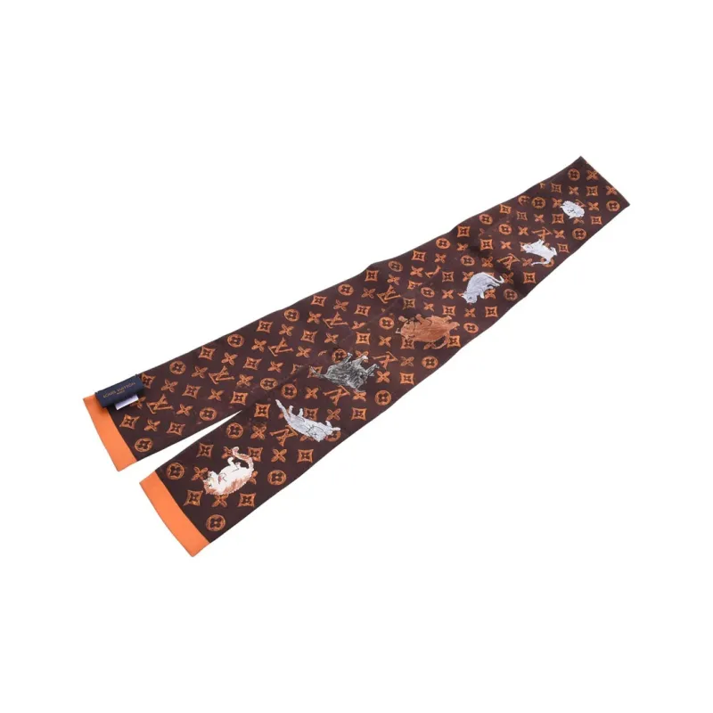 LOUIS VUITTON 2018 Printed Silk Scarf-1