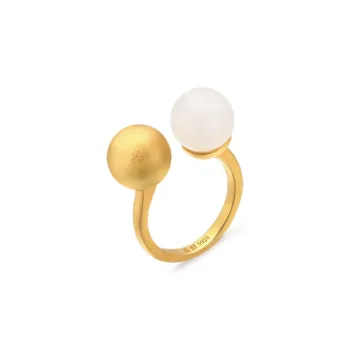 Emergence Hetian Jade Rings Unisex White Jade