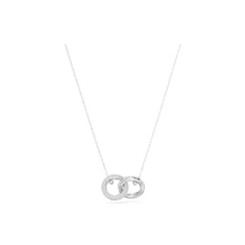 Swarovski Rhodium Plated Necklaces Women's Silver