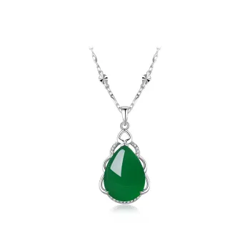 Olampe Chalcedony Necklaces Women's