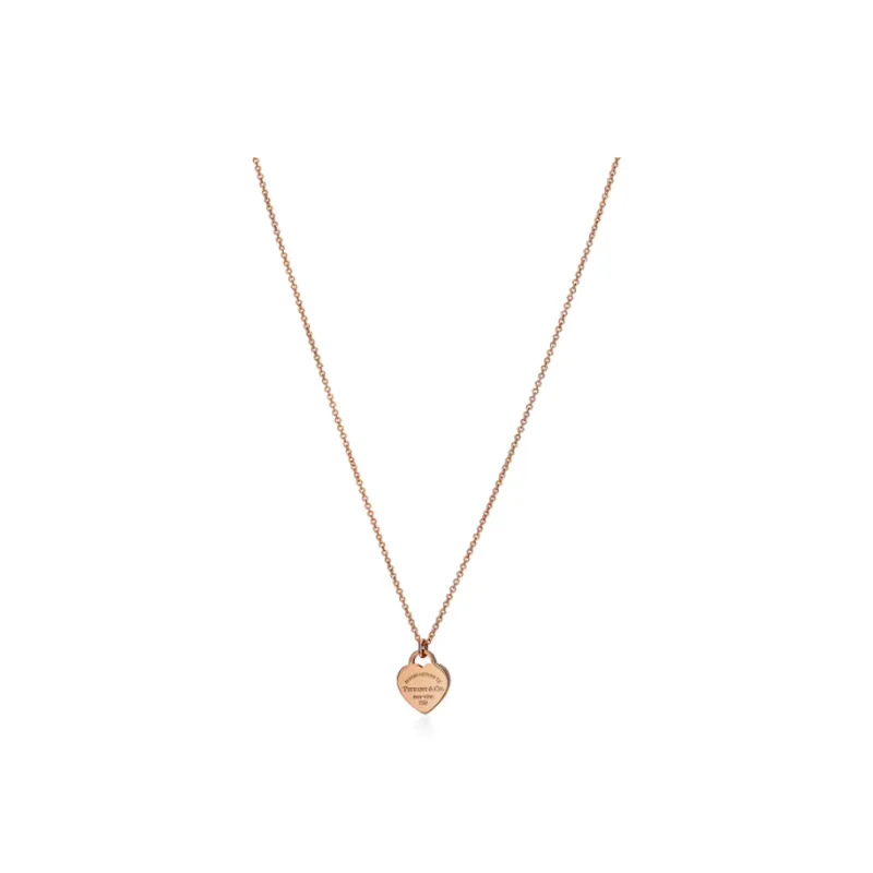 TIFFANY & CO. 18K Rose Gold Necklaces Women's-0