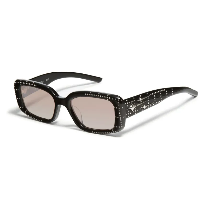 GENTLE MONSTER Gem embellishment Squared Sunglasses-0