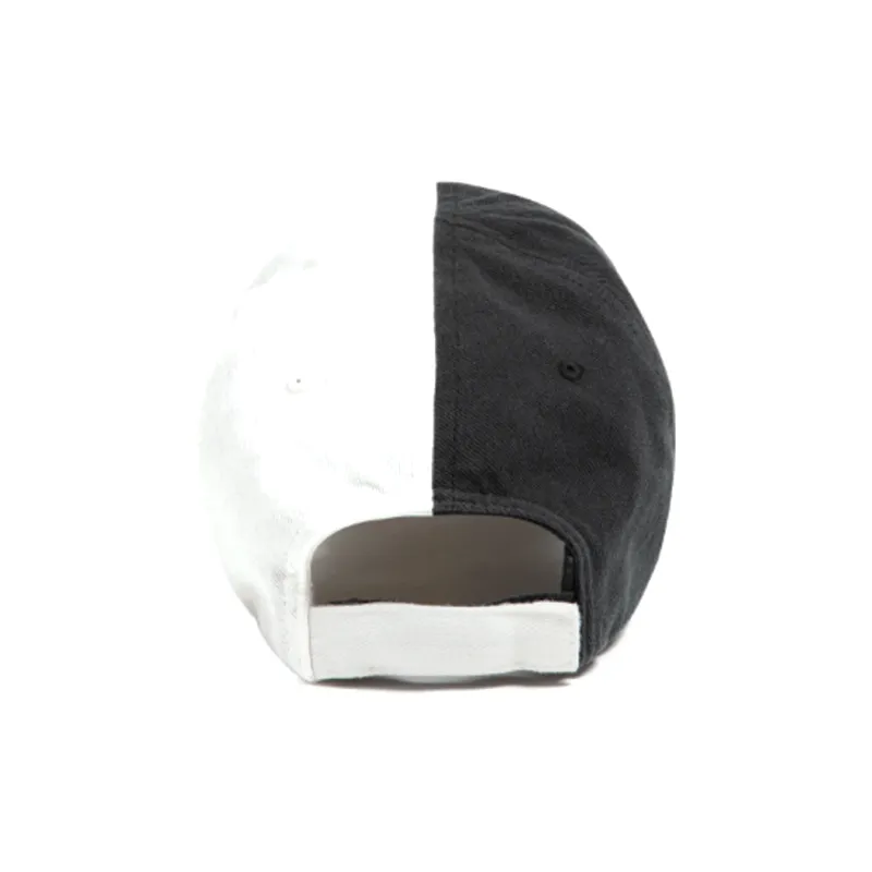 Balenciaga Cotton Baseball Caps Women's Black White-1