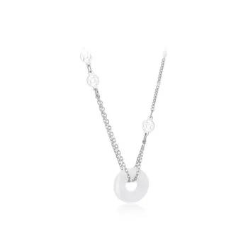 Jingleo Colored Glaze Jade Necklaces Women's