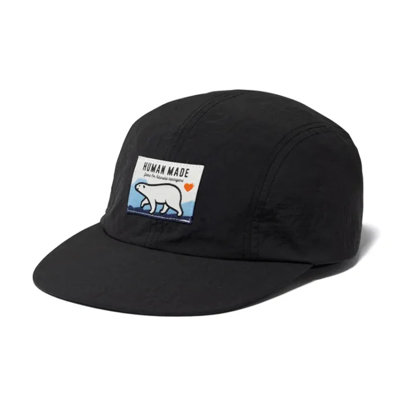 HUMAN MADE Nylon Baseball Caps Unisex Black-2
