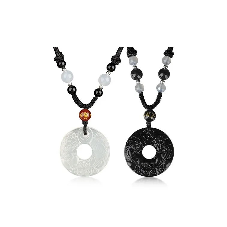 MOONS FAME Agate Necklaces Unisex-2