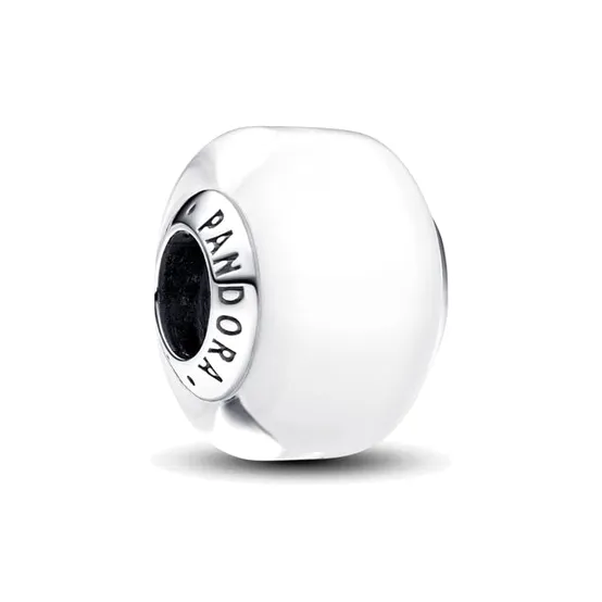Pandora Glass Pendants Women's White-0