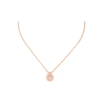 DIOR Metal Necklaces Women's Rose Gold