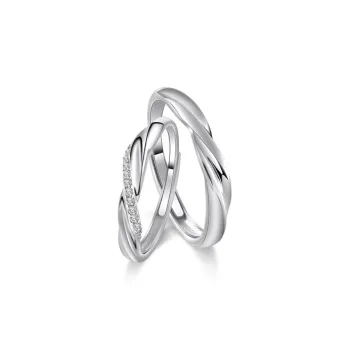 Asia Star S925 Silver/S999 Fine Silver Rings Unisex