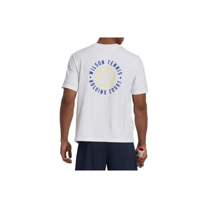 Wilson TENNIS T-Shirt Men's Bright White-1