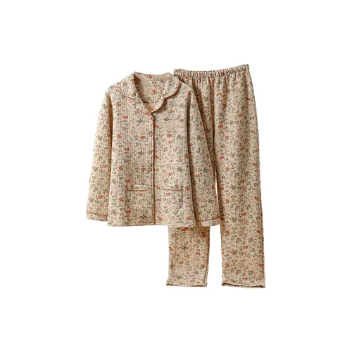 FARO Pajama Set Women's Pink Print