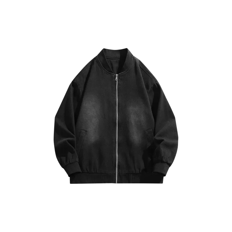 VniVerseVClub Denim Jacket Unisex Vintage Black-1