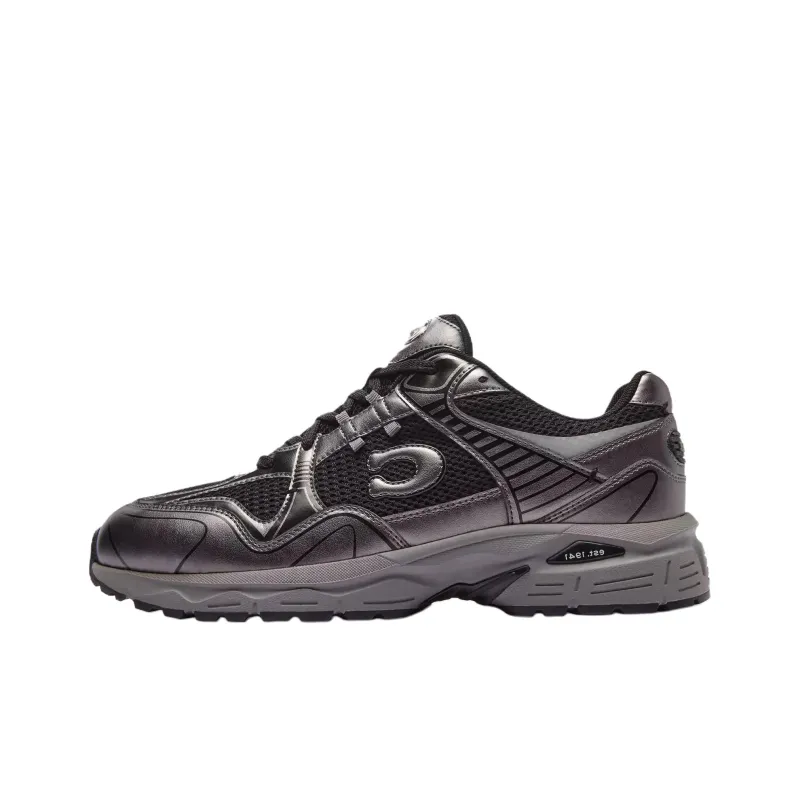 COACH C301 Low Top Casual Shoes Men's Silver Gray-0