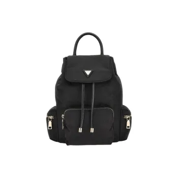 GUESS Fabric Backpack Large Size Women's Black