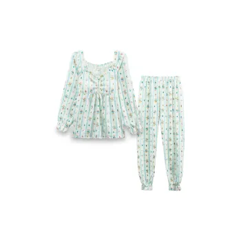 Sleeping Beauty Pajama Set Women's Blue